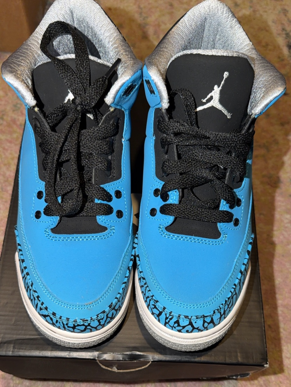 Jordan 3 Retro Powder Blue (GS) - 5Y